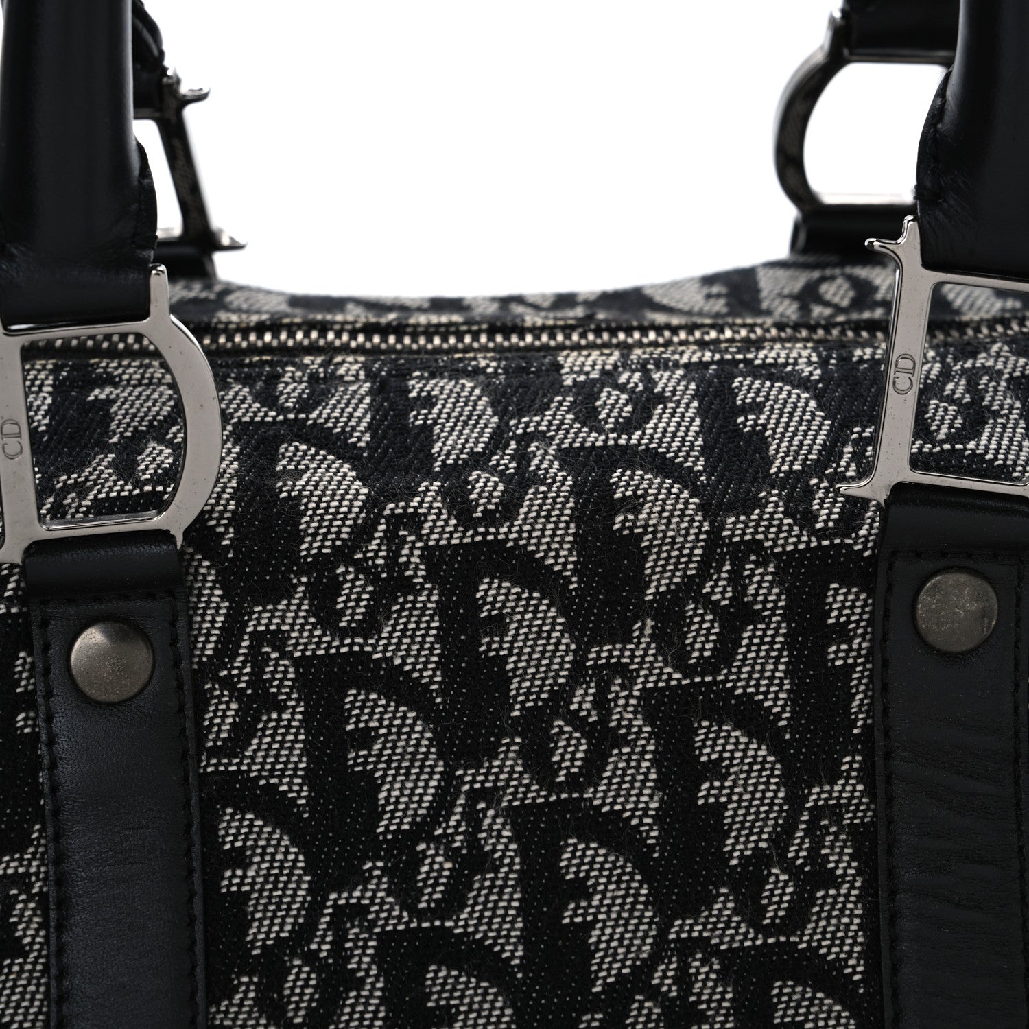 Christian Dior Monogram Duffle Navy Blue 8 of 10