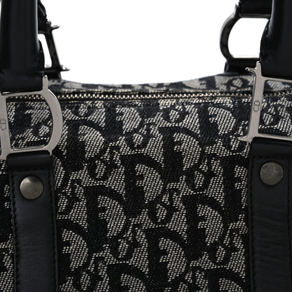 Christian Dior Monogram Duffle Navy Blue 8 of 10