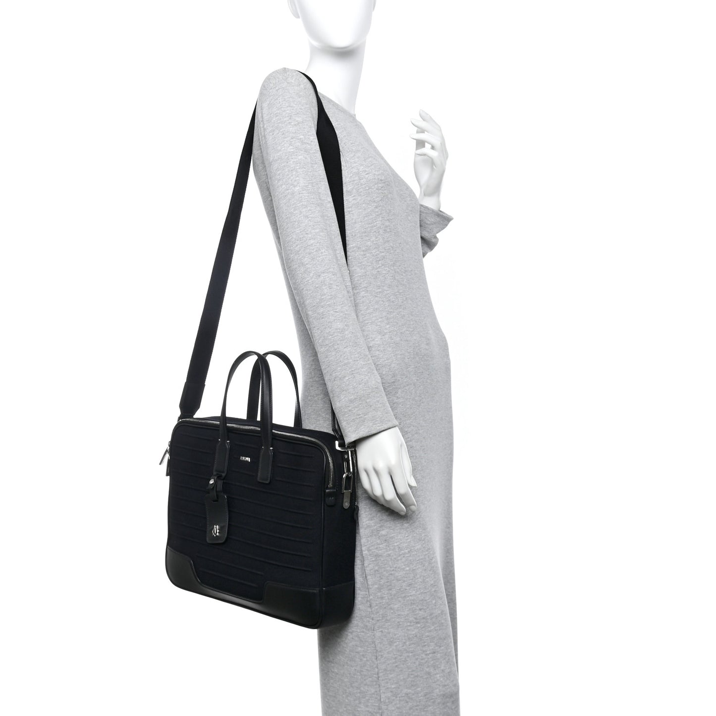 Canvas Never Still Briefcase Black