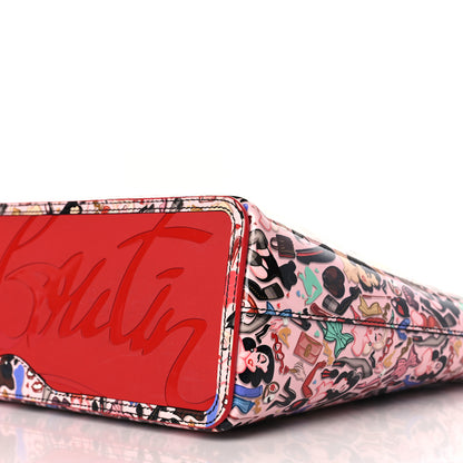 Christian Louboutin Patent Calfskin Small Dita Cabata Tote Red 9 of 9