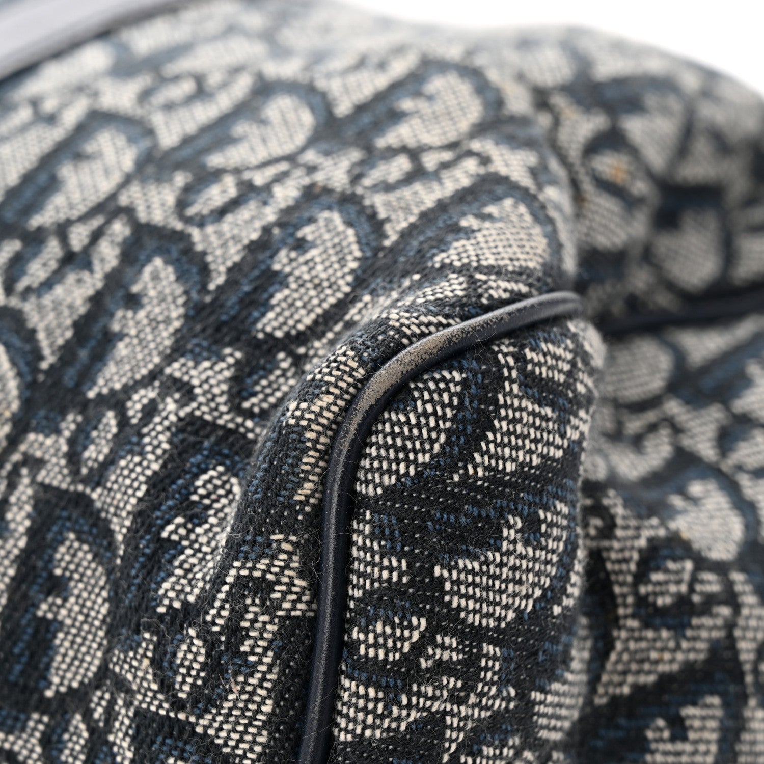 Christian Dior Monogram Duffle Navy Blue 10 of 18