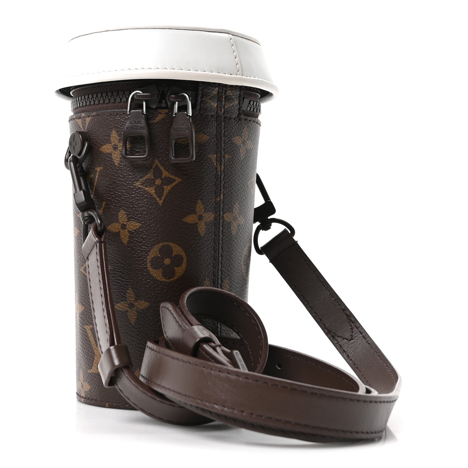 Louis Vuitton Monogram Calfskin Everyday LV Coffee Cup Pouch 3 of 9