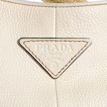 Prada Vitello Daino Rope Knot Shoulder Bag 5 of 9