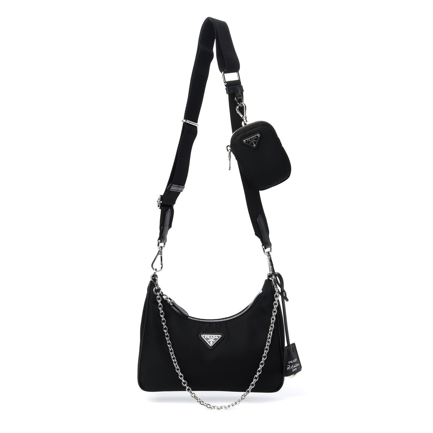 Prada Nylon Re-Edition 2005 Shoulder Bag Black 1 of 10