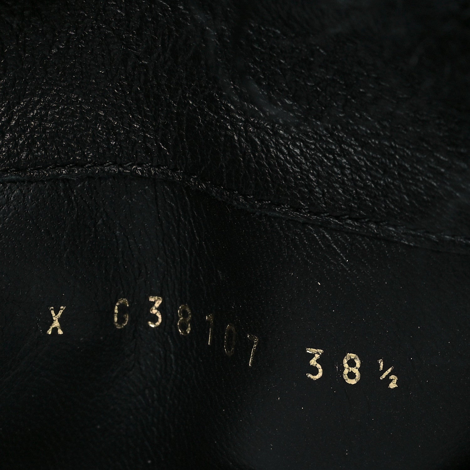Chanel Shearling Sheepskin High Boots 38.5 Black 7 of 8
