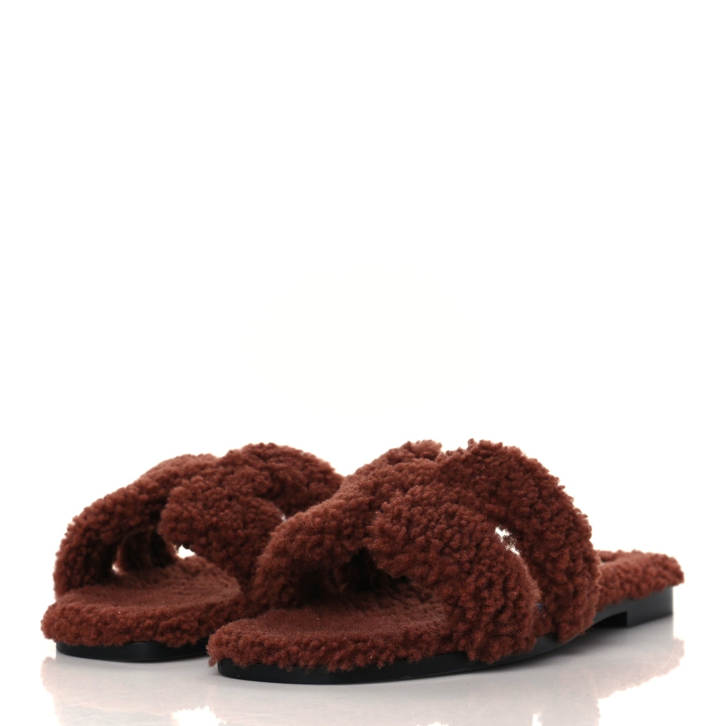 Woolskin Oran Sandals 38 Cognac