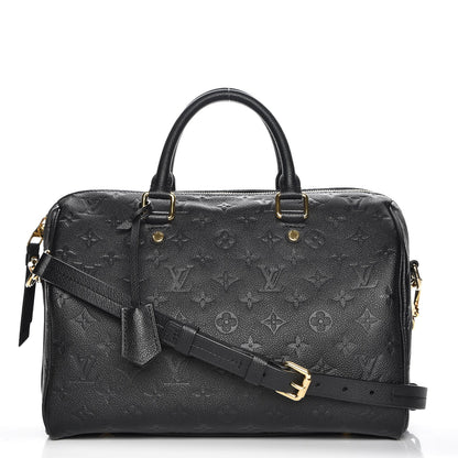 Louis Vuitton Empreinte Speedy Bandouliere 30 Black 1 of 8