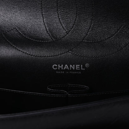 Chanel Aged Calfskin Chevron Quilted 2.55 Reissue 226 So Black 8 of 10