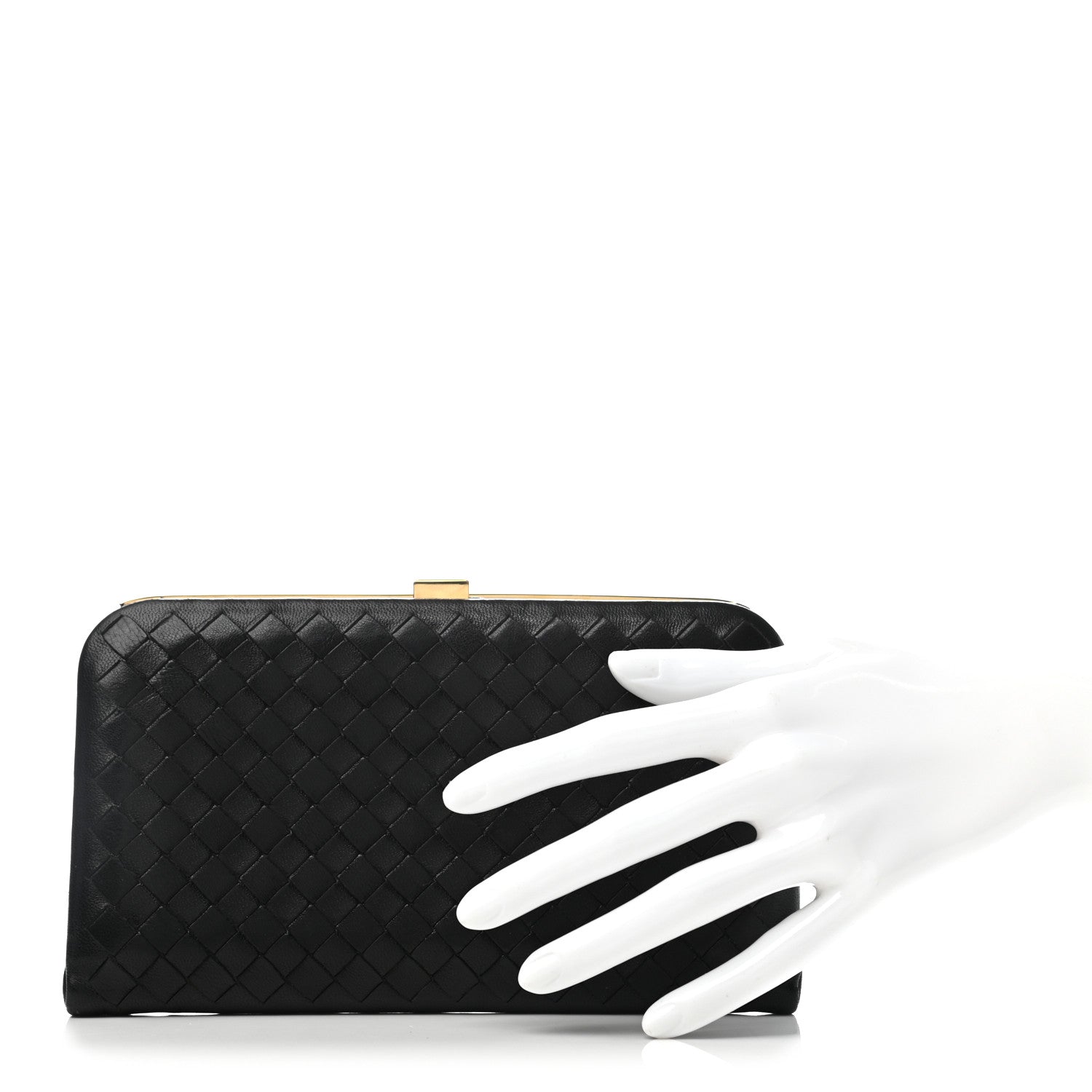 Bottega Veneta Nappa Intrecciato Wallet Black 2 of 8
