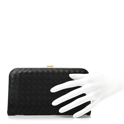 Bottega Veneta Nappa Intrecciato Wallet Black 2 of 8