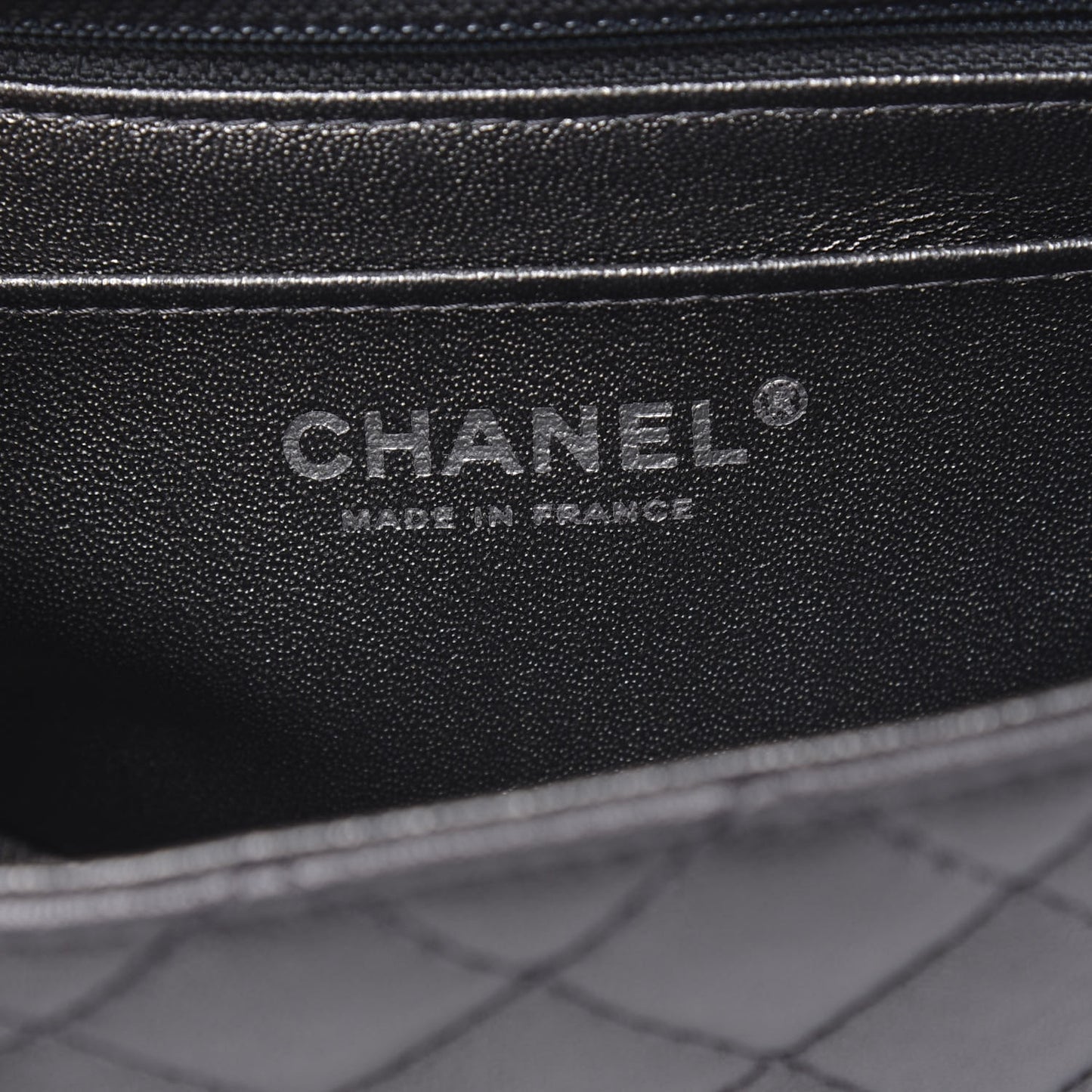 Aged Calfskin Quilted 2.55 Reissue Mini Flap Dark Silver