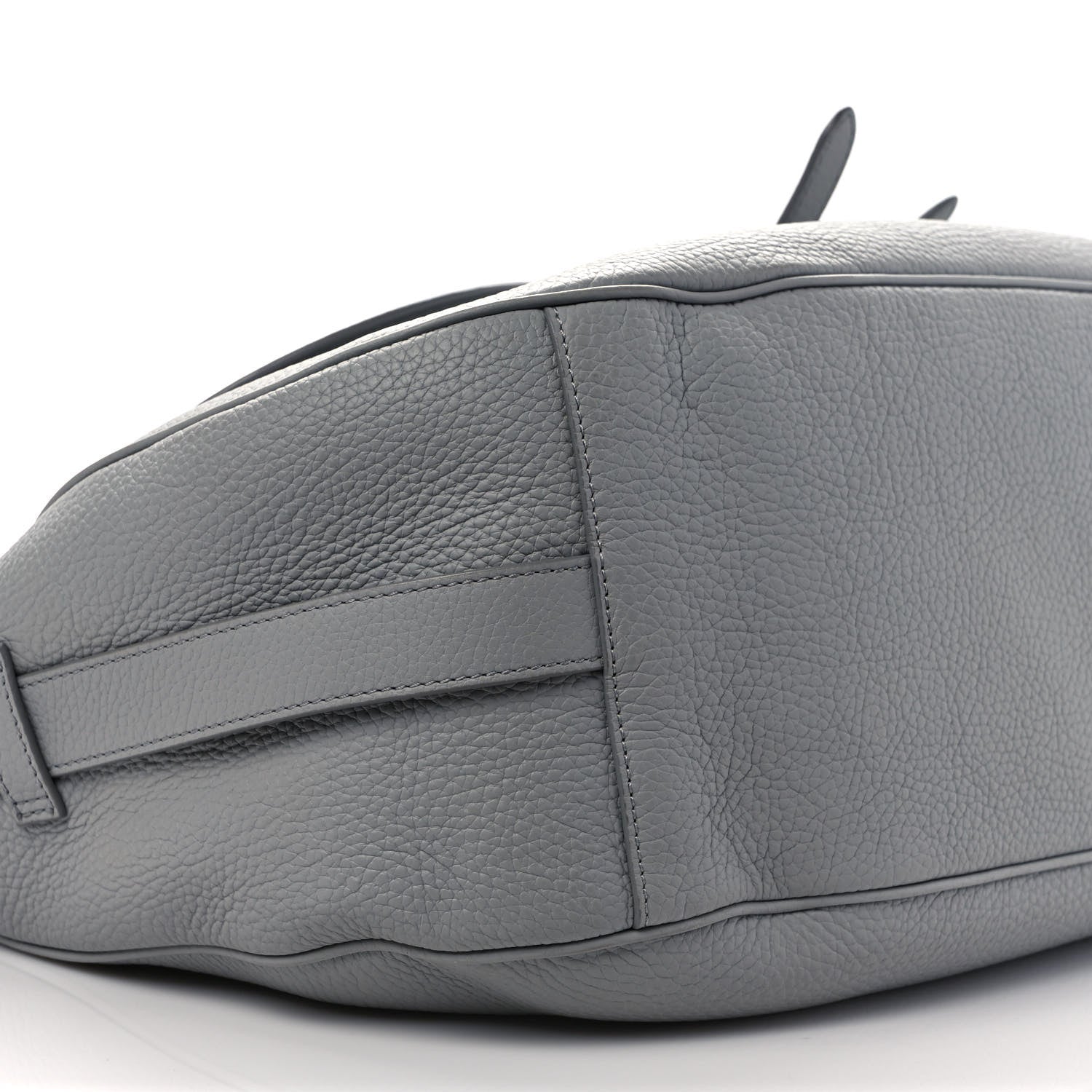 Christian Dior Grained Calfskin Soft Saddle Bag Grey 7 of 11