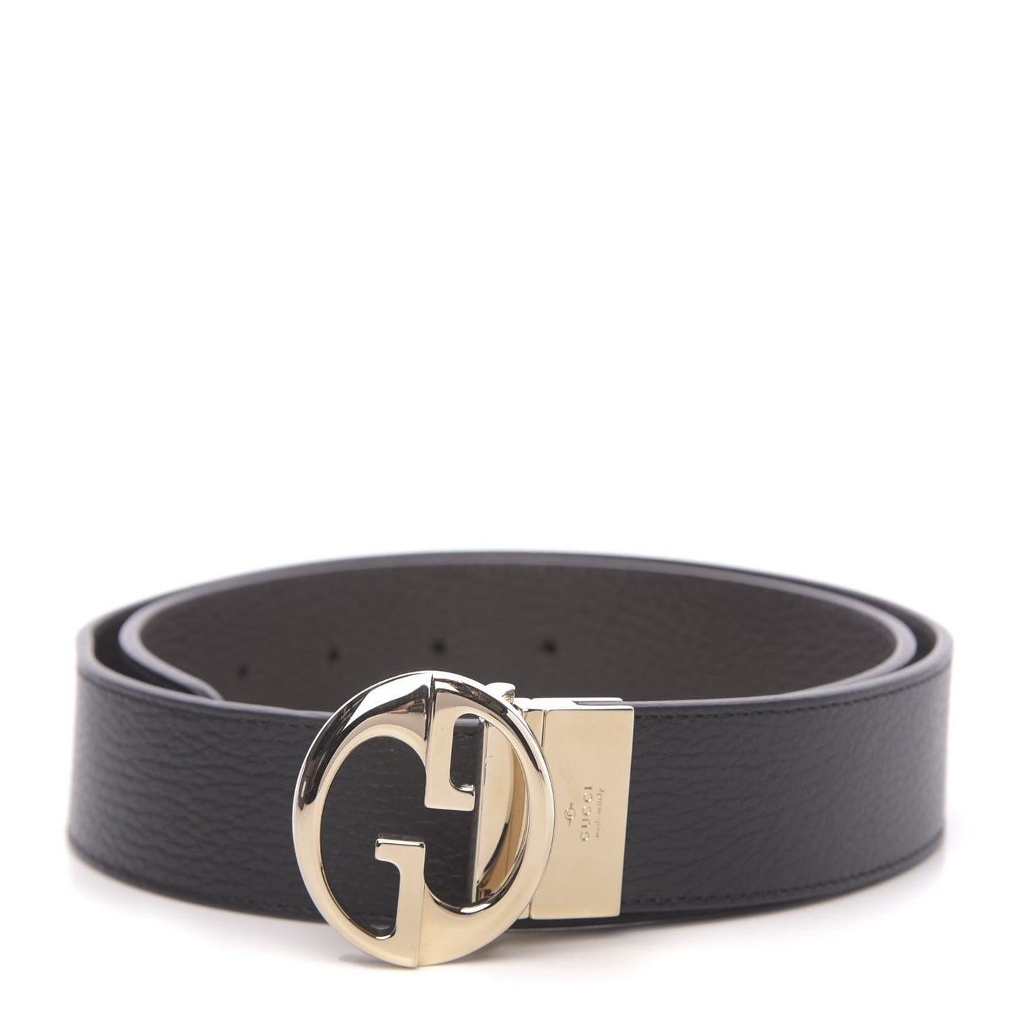 Dollar Calfskin 1973 Reversible Belt 85 34 Black Testa di Moro