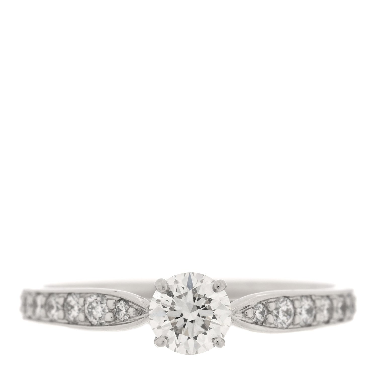 Tiffany Platinum Diamond .30ct Harmony Engagement Ring 47 4 1 of 5