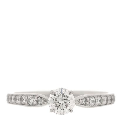 Tiffany Platinum Diamond .30ct Harmony Engagement Ring 47 4 1 of 5