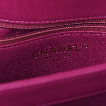Chanel Lambskin Quilted Medium Trendy CC Flap Dark Pink 8 of 11