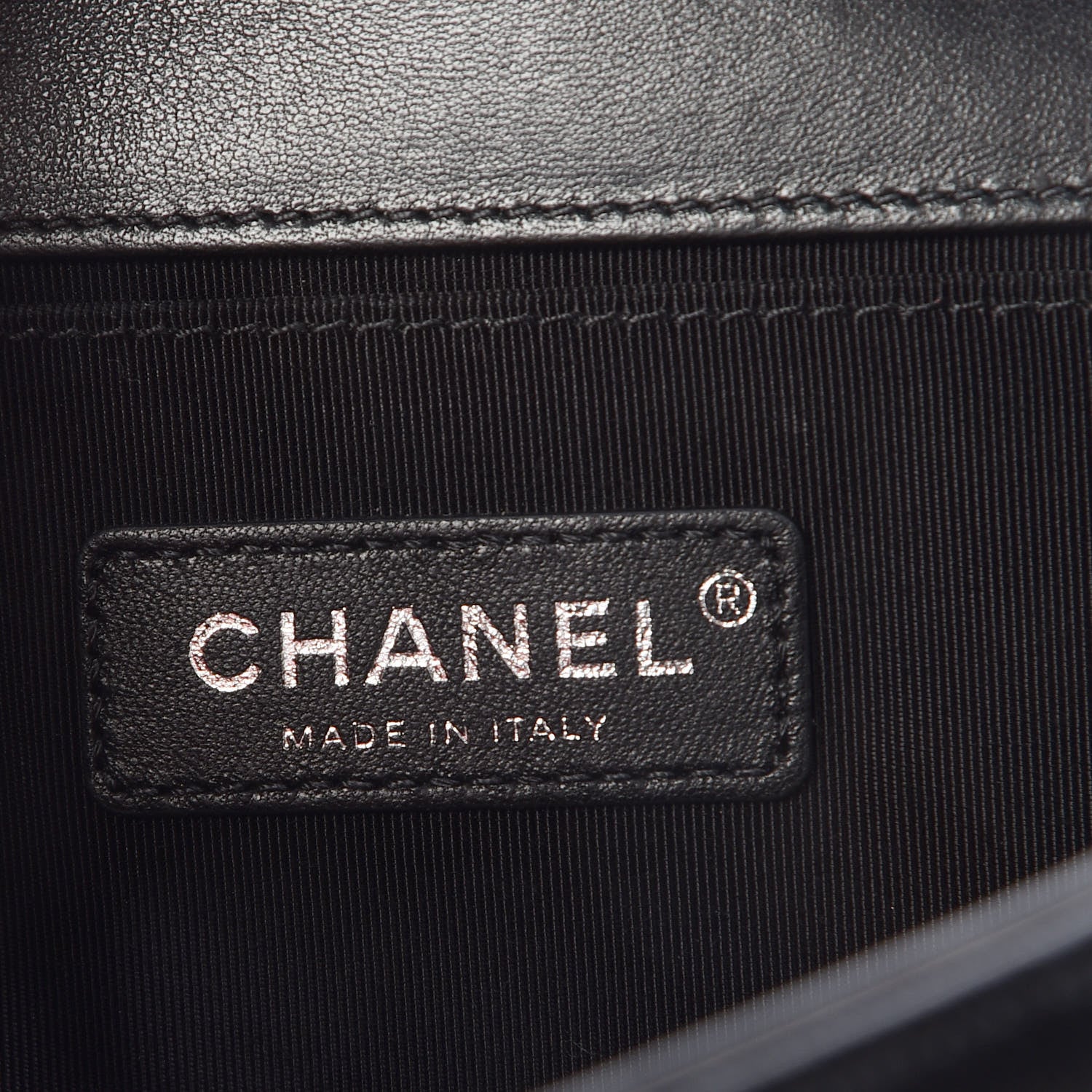 Chanel Lambskin Quilted Medium Boy Flap Black 7 of 10