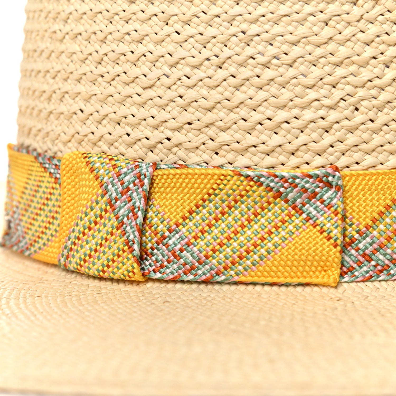 Hermes Straw Carlotta Panama Brisa Hat 58 Naturel 8 of 10