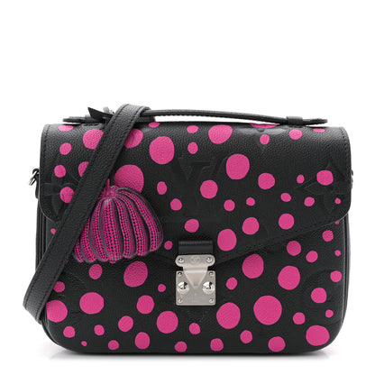 Louis Vuitton LV x YK Empreinte Monogram Giant Pochette Metis Black Fuchsia 1 of 11