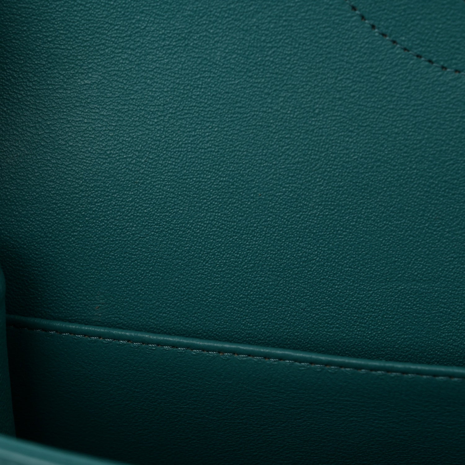 Chanel Lambskin Quilted Tri-Color Jumbo Double Flap Navy Blue Green 15 of 20