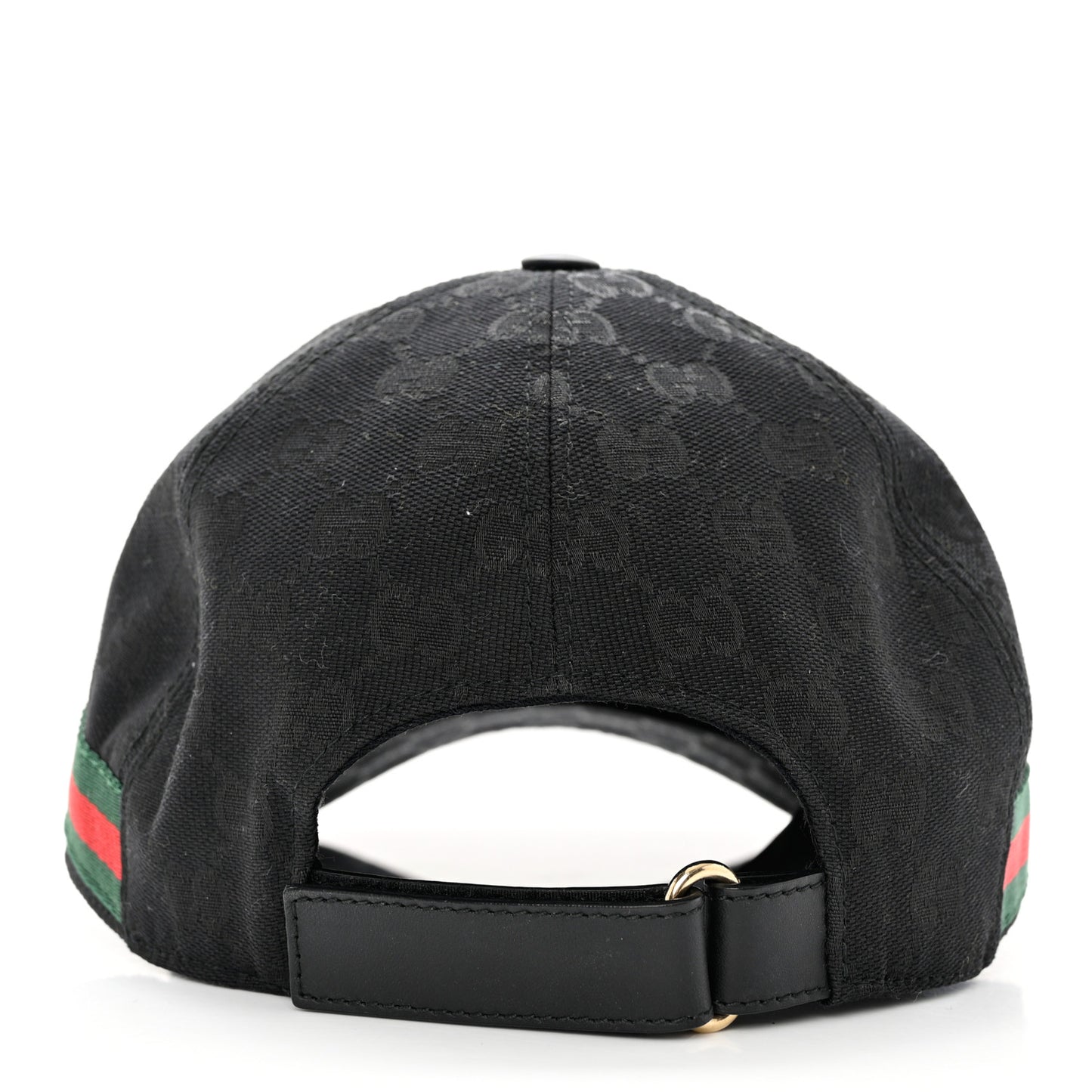 Monogram Web Baseball Hat L Black