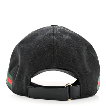 Gucci Monogram Web Baseball Hat L Black 6 of 8