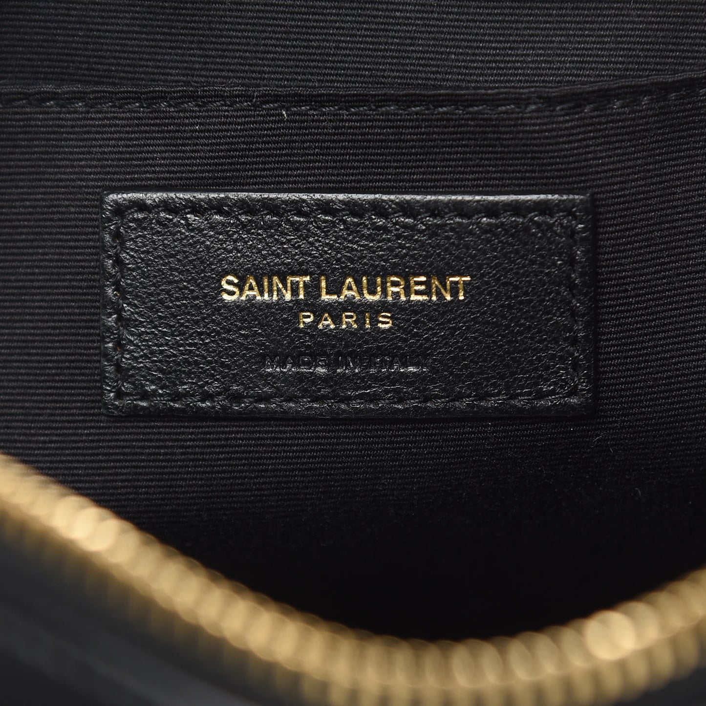 Calfskin Matelasse Monogram Lou Camera Bag Black
