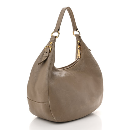 Prada Vitello Daino Hobo Argilla 3 of 14
