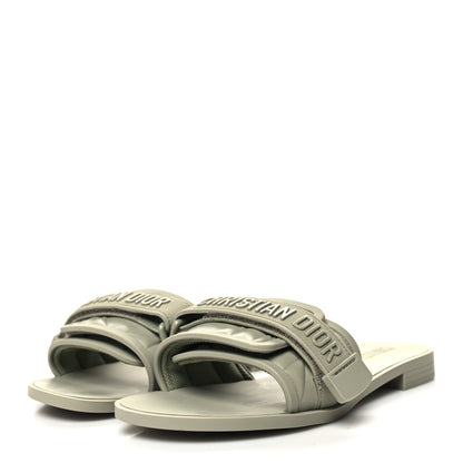 Christian Dior Rubber Macrocannage Dio(r)evolution Slide Sandals 36 Desert Shade 3 of 9
