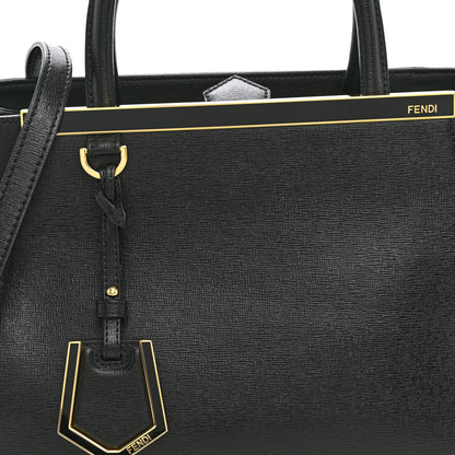 Fendi Vitello Elite Petite 2Jours Tote Black 8 of 10
