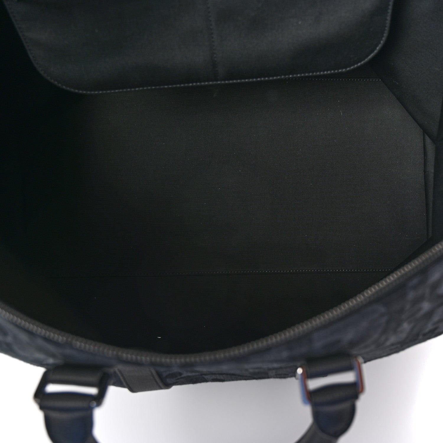 Christian Dior Maxi Oblique Jacquard Weekender 45 Black 4 of 8