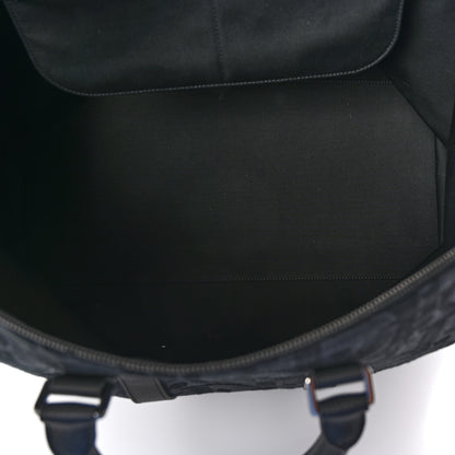 Christian Dior Maxi Oblique Jacquard Weekender 45 Black 4 of 8