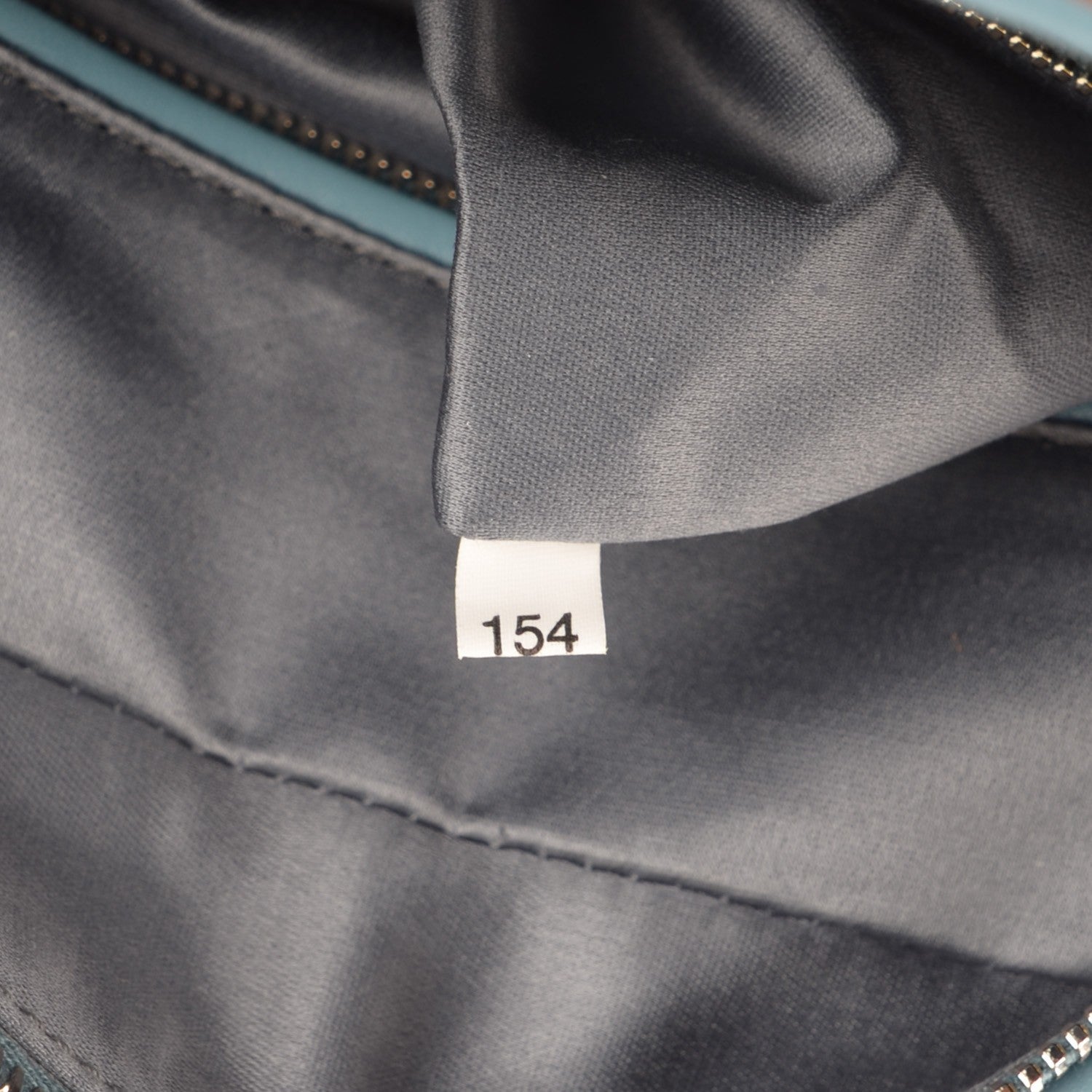Miu Miu Patent Ayers Top Handle Bag Cognac Astral Blue 16 of 16