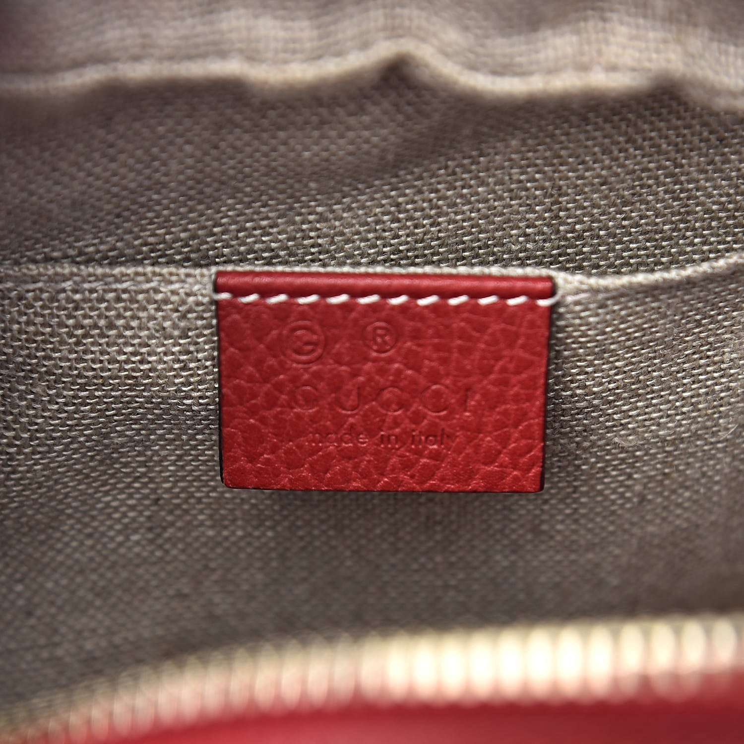 Gucci Monogram Mini Bree Messenger Bag Red 6 of 11