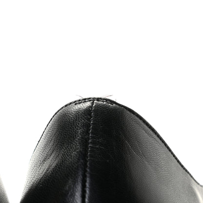 Christian Louboutin Calfskin Catchy Two 120 Pumps 40 Black 5 of 10