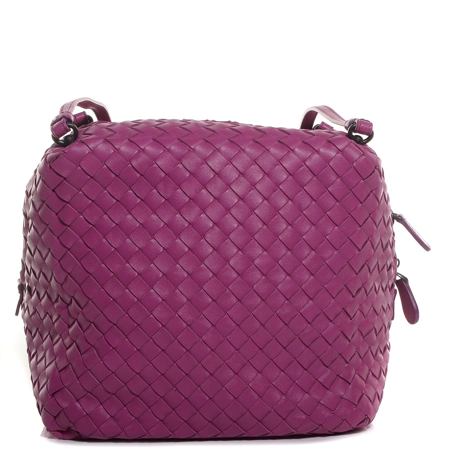 Bottega Veneta Nappa Intrecciato Cube Messenger Ametiste 1 of 8