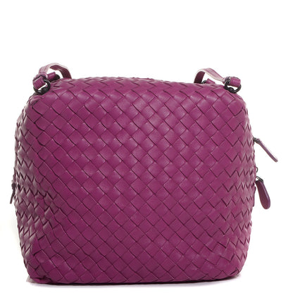 Bottega Veneta Nappa Intrecciato Cube Messenger Ametiste 1 of 8