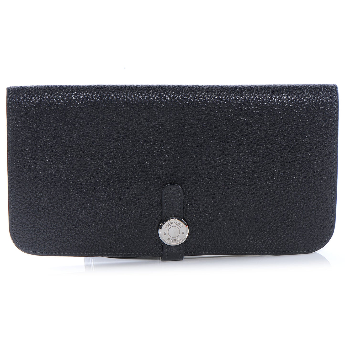 Togo Dogon Long Wallet Noir Navy