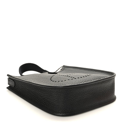 Hermes Taurillon Clemence Evelyne TPM Black 4 of 10