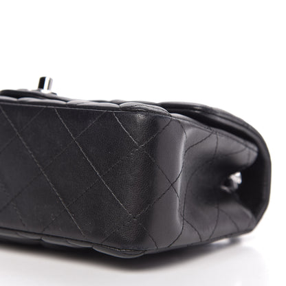 Chanel Lambskin Quilted Mini Rectangular Flap Black 7 of 11
