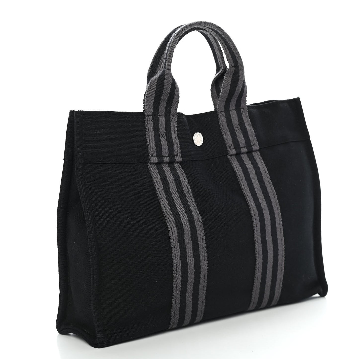 Canvas Herline PM Tote Black