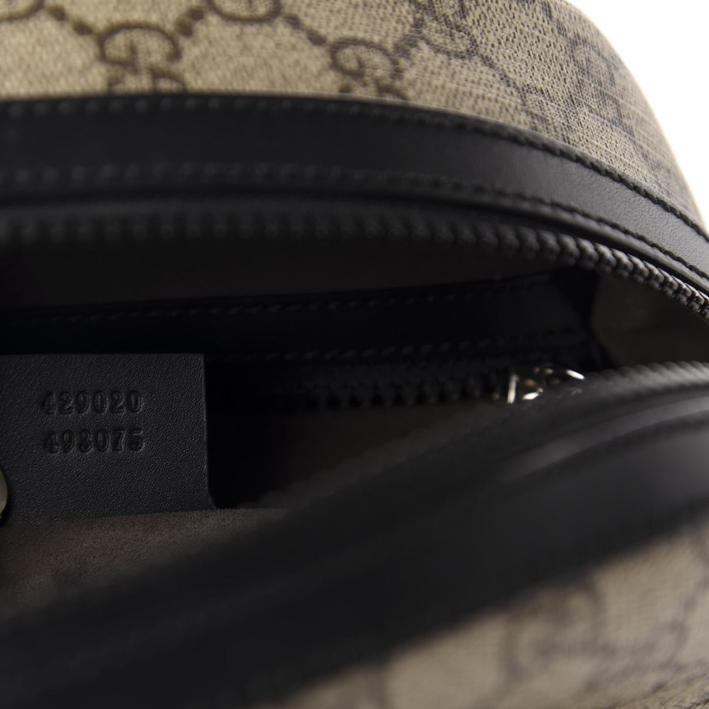GG Supreme Monogram Small Eden Day Backpack Black