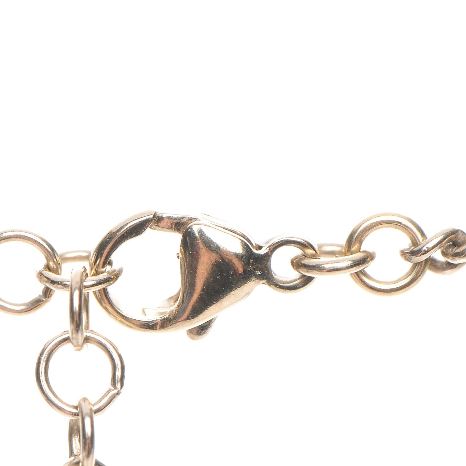 Chanel Crystal Chain CC Necklace Gold 5 of 7
