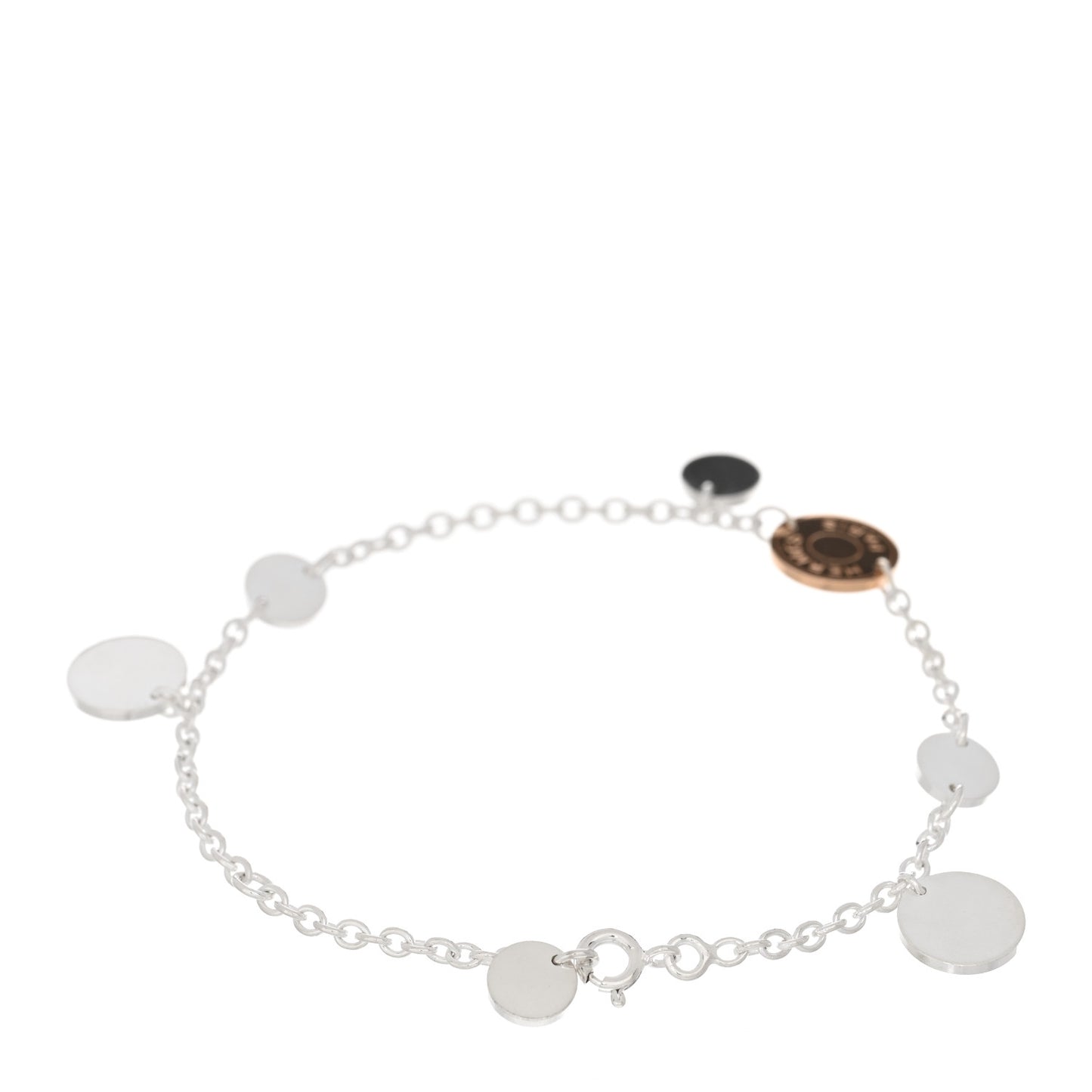 Sterling Silver 18K Rose Gold Confettis Bracelet ST
