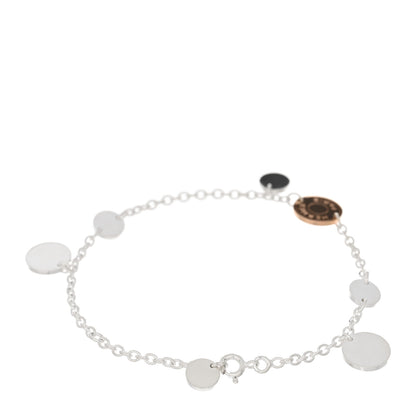 Hermes Sterling Silver 18K Rose Gold Confettis Bracelet ST 2 of 3