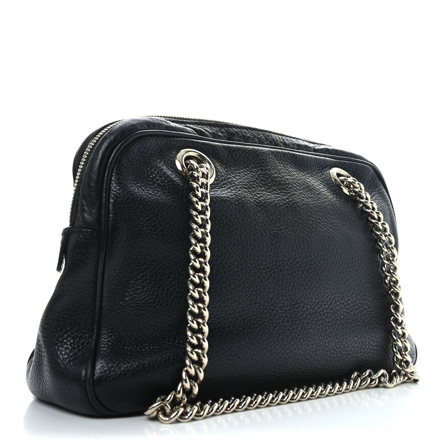 Gucci Pebbled Calfskin Small Soho Bowler Black 3 of 11