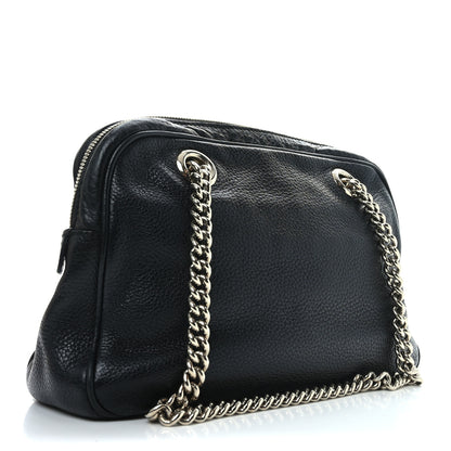 Gucci Pebbled Calfskin Small Soho Bowler Black 3 of 11