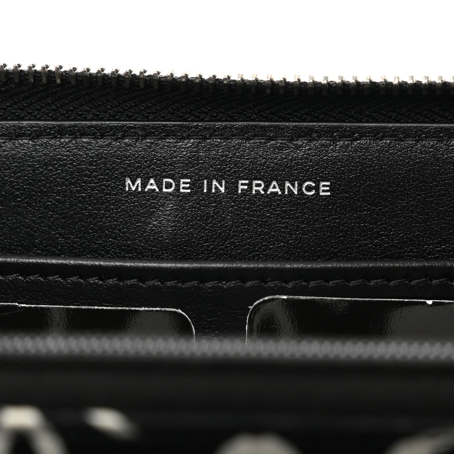 Chanel Caviar Quilted CC Logo Long Zipped Wallet Black 7 of 11