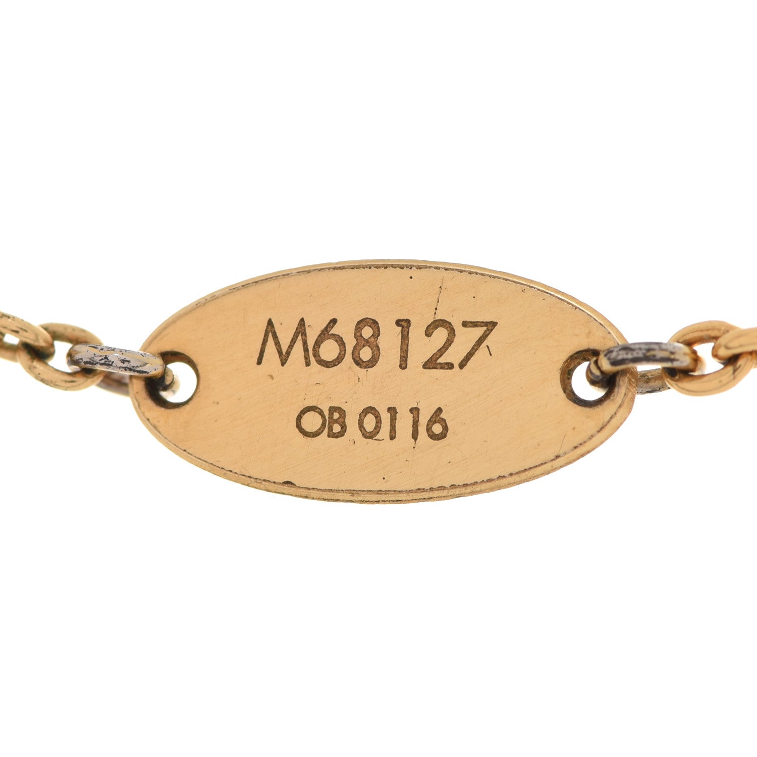 Louis Vuitton Brass Flower Full Bracelet Gold 6 of 7
