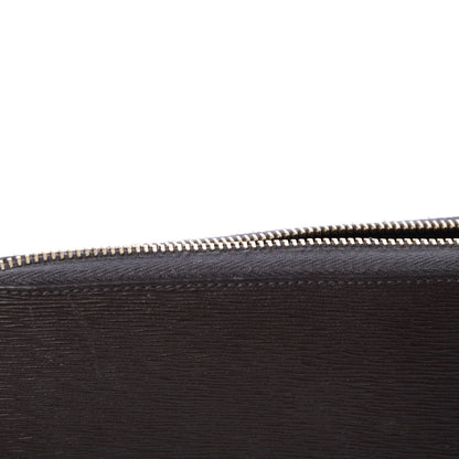 Dolce & Gabbana Calfskin Large Vertical Zip Around Wallet Brown 11 of 12